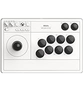8BitDo 2.4g Wireless Arcade Fight Stick with 3.5mm Audio Jack, Mic Mute Buttion & Joystick Mappin...