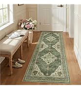 2x6 Runner Rugs for Hallways, Washable Vintage Area Rugs for Entryway Kitchen, Non Slip Retro Flo...