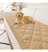 Smiry Pet Couch Covers for Dogs Washable, Non-Slip Fuzzy Couch Covers for 3 Cushion Sofa Pet Frie...
