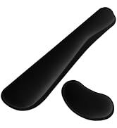 FreeNook Wrist Rest for Computer Keyboard and Mouse, Ergonomic Design Wrist Support Pad for Keybo...