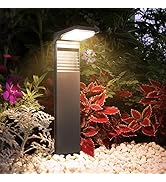 JOFIOS Solar Pathway Lights 8 Pack with Warm White and Cool White Mode, Modern Solar Path Lights ...