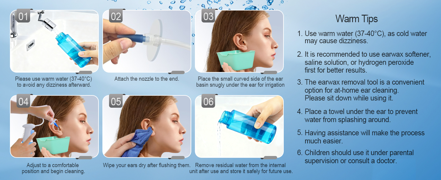 ear wax removal water flush