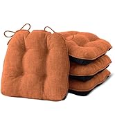 IPYNBAP Chair Cushions for Dining Chairs Set of 4, Kitchen Chair Cushions, Chair Pads with Ties a...