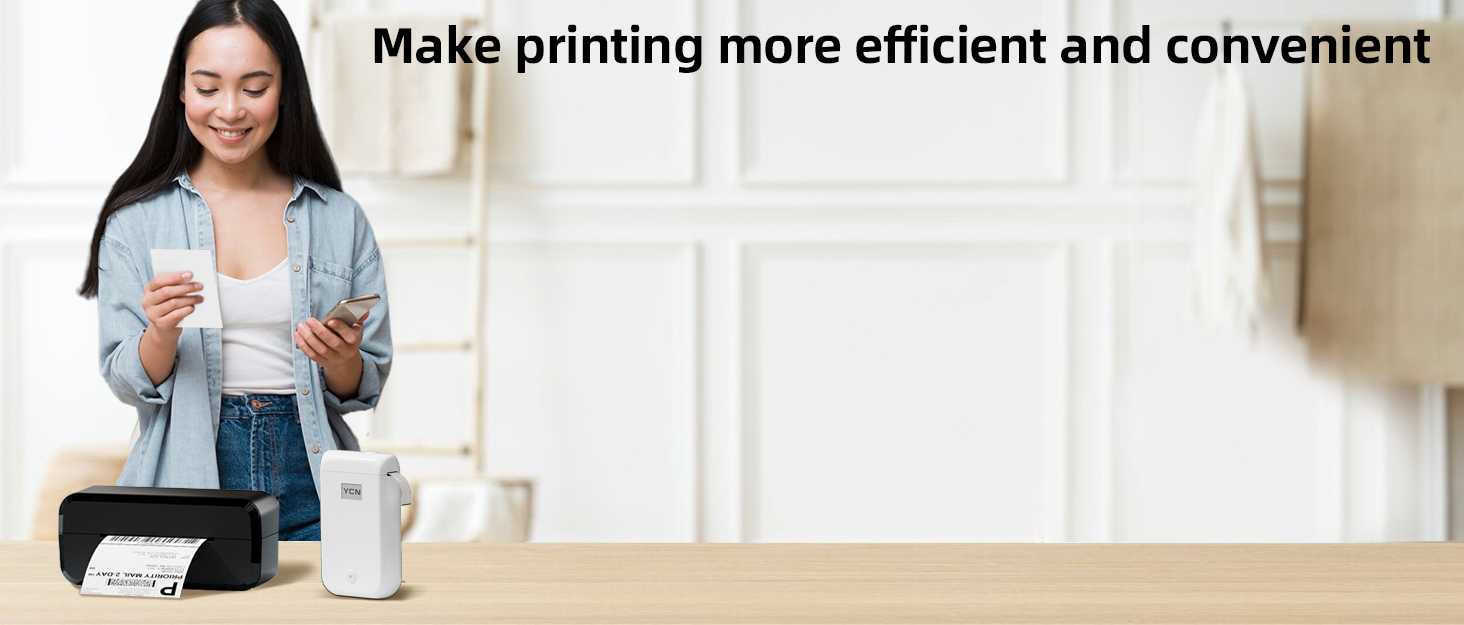 Thermal label printer, label makers, bluetooth label printer, shipping label printer