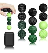 Maireien 12 Pack Silicone Magnetic Sensory Fidget Balls for Adults and Teens(14+), Silent Office ...