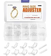 ELETIUO Ring Size Adjuster for Loose Rings - 60Pack, 2 Styles, Ring Guard, Ring Sizer, 10 Sizes F...