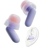 QubitPulse Ear Plugs for Sleeping All-Night Wear Without Ear Pain Side Sleeper Patent Qufits Eart...