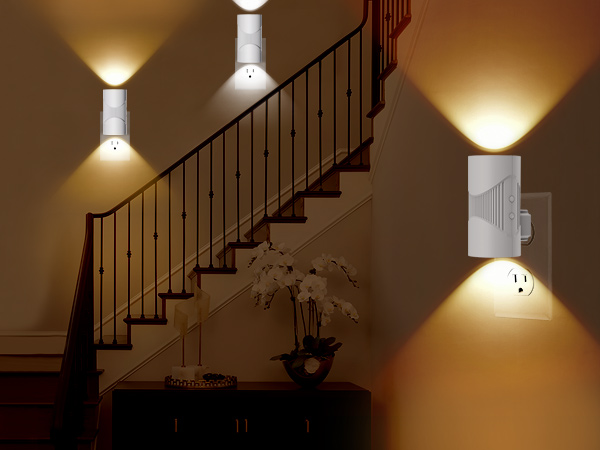 easuntec night light 3 color light modes change stairs lights white A+ mobile 002