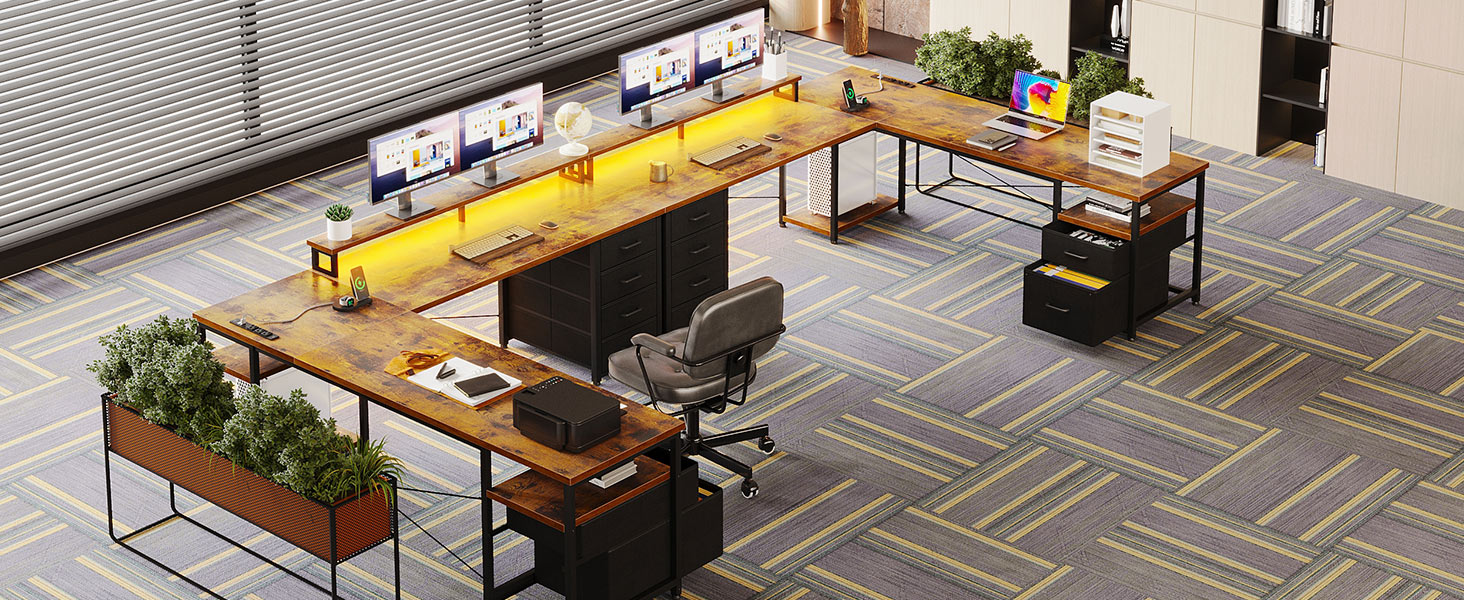 l shaped office desk