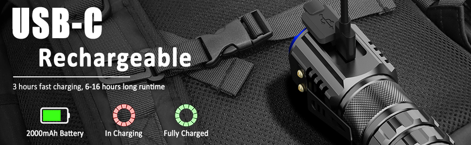 USB-C Rechargeable