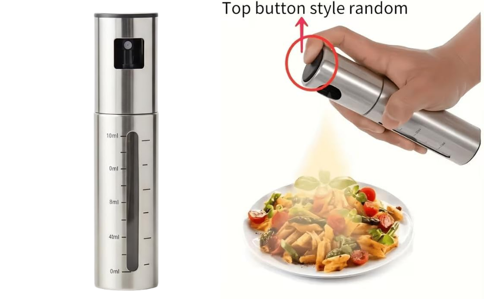 oil spray bottle for cooking baking grilling and salad preparation