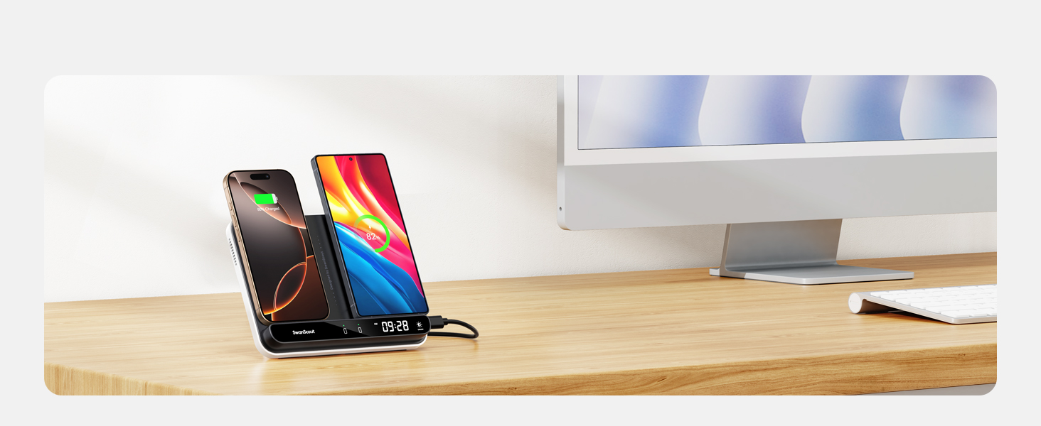 dual iphone wireless charger