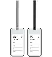 pack all Luggage Tags for Travel, Baggage Tags with Name ID Card, 2 Pack | Quick Identification, ...