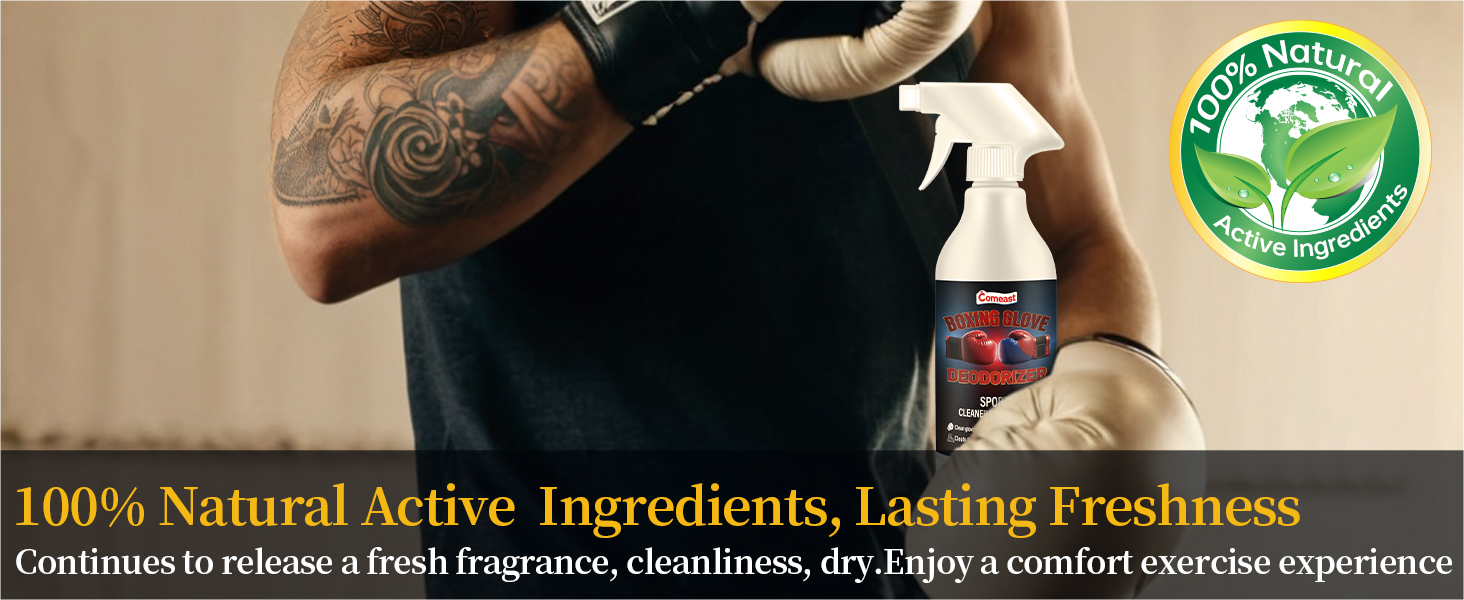Boxing Glove Deodorizer Cleaner Spray