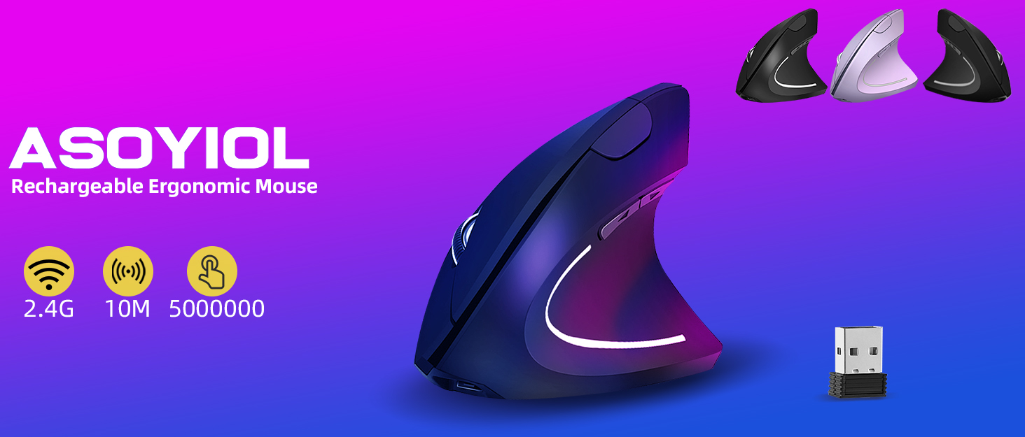 Ergonomic mouse wireless
