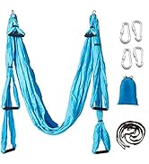 Ovyuzhen Aerial Yoga Swing Set, Ultra Strong Hammock Trapeze Extension, Antigravity Ceiling Hangi...