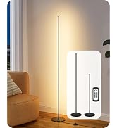 EDISHINE 59.8" Modern Floor Lamp, Minimalist Floor lamp with 3 Height Settings, 3 Color Temperatu...