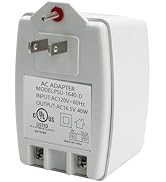 16.5V 40VA AC Plug-in Transformer for Doorbell & Security - Compatible with Ring, Nest, Sensi, DS...