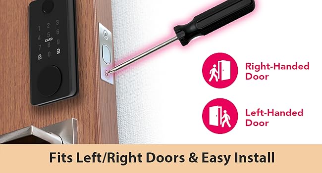 easy install fits left &amp; right doors