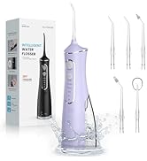 Water Flosser for Teeth Cleaning: 300ML Cordless Oral Irrigator with DIY Strength for Daily Care ...