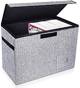 Leffis Comic Book Storage, Comic Book Box 15.5" X 7.5" X 11.3", Collapsible Comic Short Box with ...