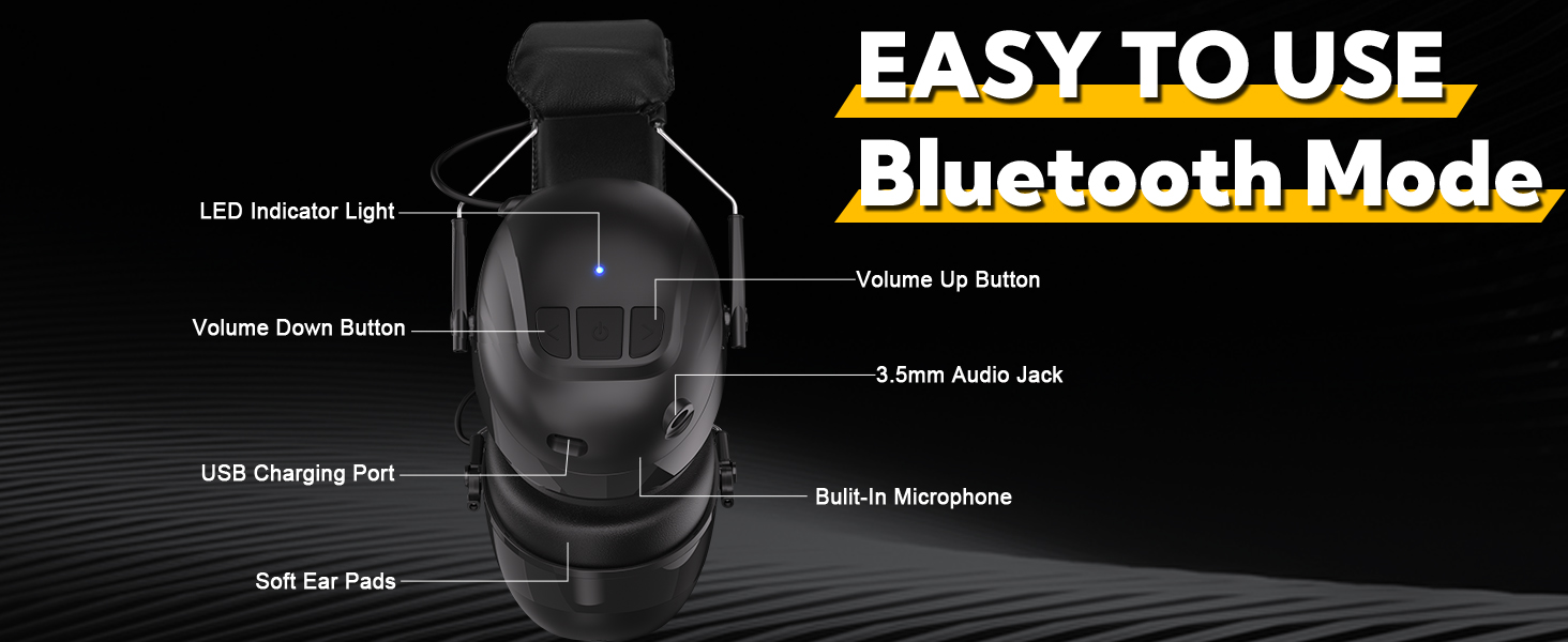 Bluetooth 5.4 Hearing Protection