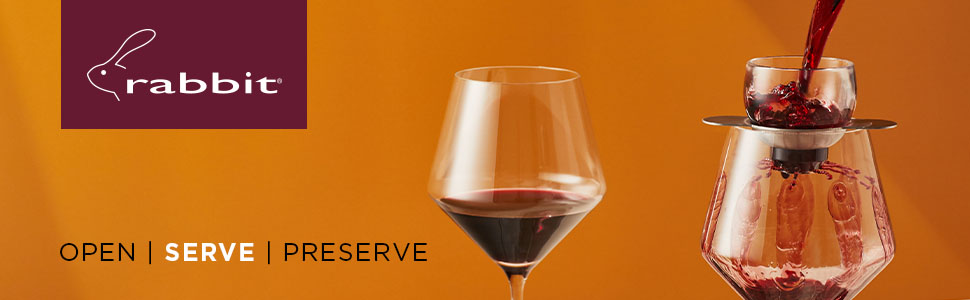 Rabbit Wine Wing Aerator
