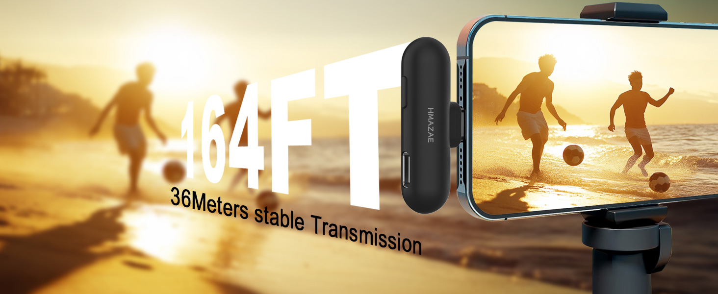 Wireless Lavalier Microphone for iPhone