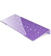 BEEGO Ergonomic Computer Keyboard Stand - Glitter Purple Acrylic Keyboard Riser Tilted Keyboard H...