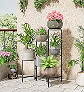 Plant Stand Outdoor Tall Metal Corner Plant Stand for Patio Garden Balcony Living Room