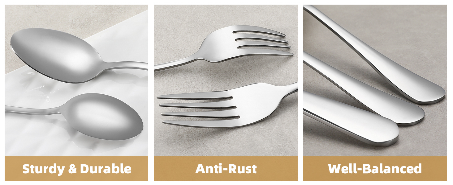 premium stainless steel and smooth edge