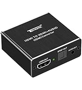 Tendak 4K x 2K HDMI to HDMI and Optical TOSLINK SPDIF + 3.5mm Stereo Audio Extractor Converter HD...