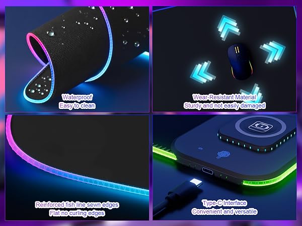 Wireless Charging Mouse Pad