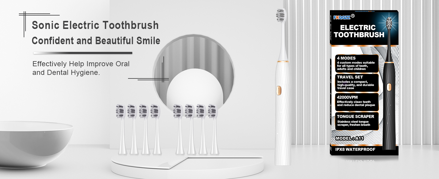 Electric Toothbrush for Adults and Kids