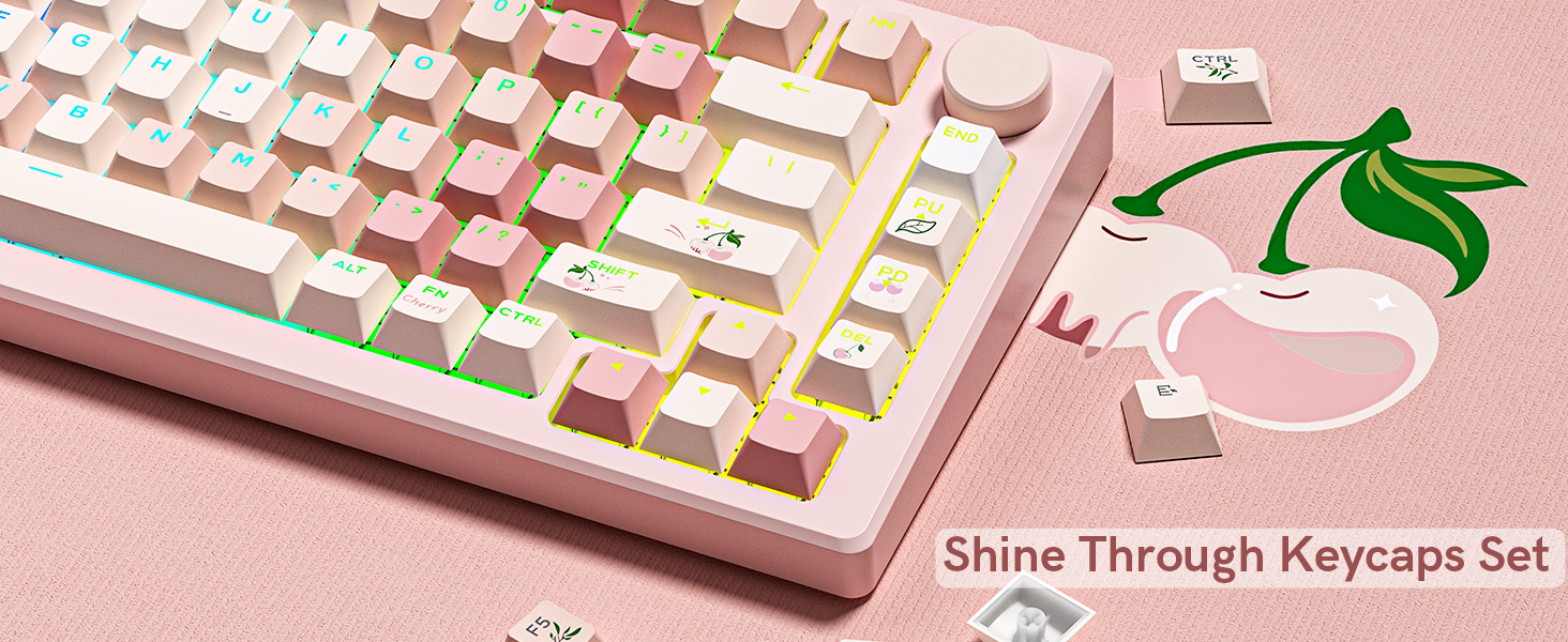 Shine Through Keycaps Set