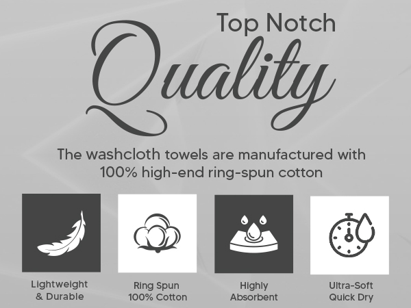 white washcloths 12 pack