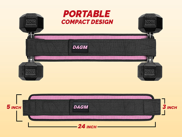 Thick cushioned hip thrust belt for maximum comfort during heavy lifts