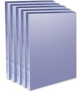 Binditek 500 Pack 8mil PVC Clear Binding Presentation Covers, Letter Size Binding Front Covers, 8...