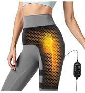 Yabuu Heated Waist and Hip Support Brace Heating Pad for Waist and Hip Sciatica Pain Relief for W...