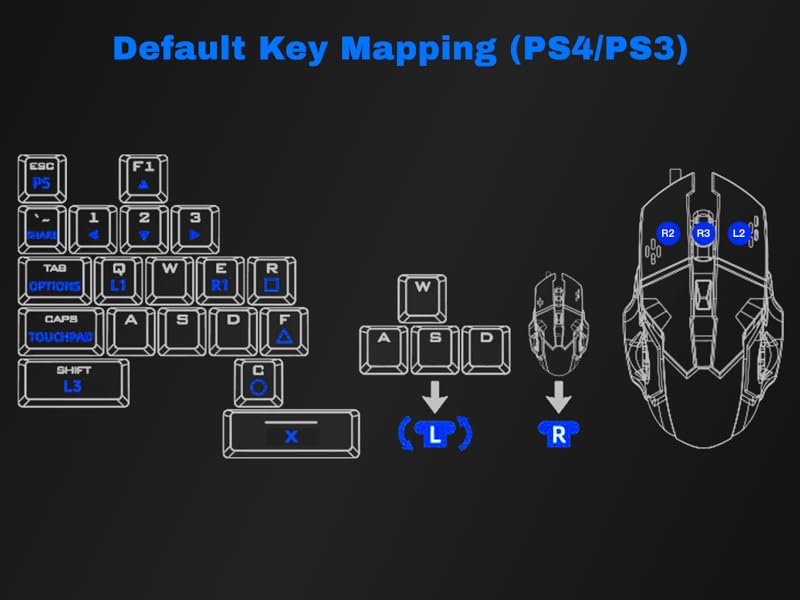 remap keys for ps4