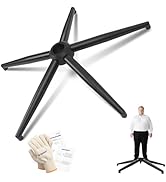 Rythalix 28" Office Chair Replacement Parts- Heavy Duty Base Replacement- 2500 Lbs Capacity Matte...