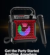 Portable speaker with microphone
