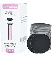 120pcs Replaceable Sandpaper for Electric Foot Callus Remover, 260 Grit Ultra-Fine Sandpaper Refi...