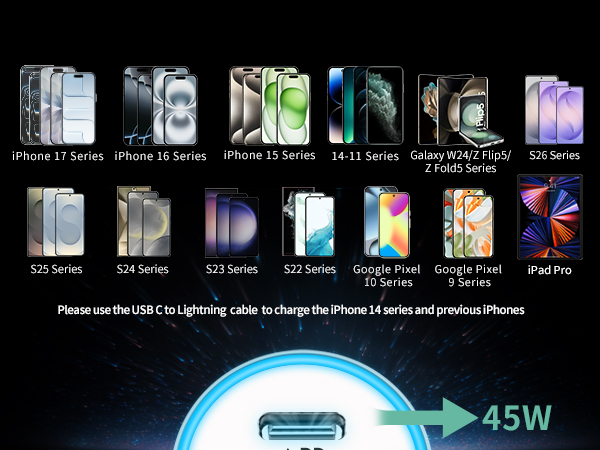 galaxy a55 5g fast cigarette lighter usb charger 17e/16 Pro max/17 Air/A16/A17