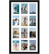 DUENPY 14x26 Collage Picture Frame 4x6 Collage Picture Frame Displays Twelve 4x6 inch Photos Avai...