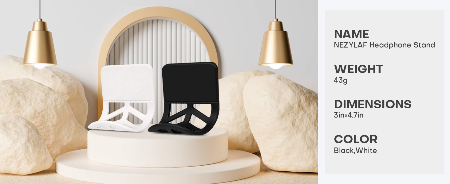 headset hook, earphone holder, desk organizer, kitchen sponge holder,