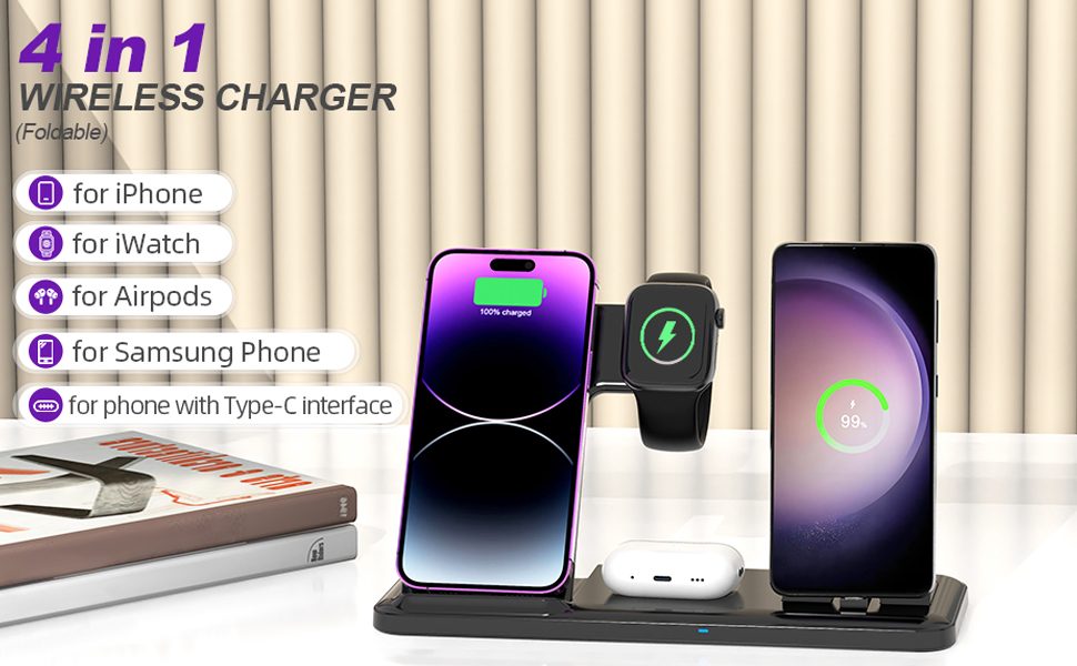 wireless charger station dock 1
