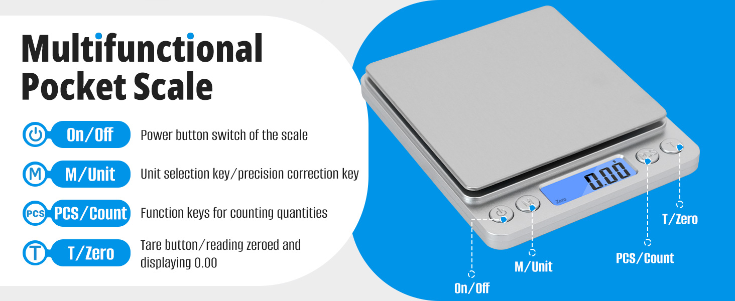 Multifunctional Pocket Scale
