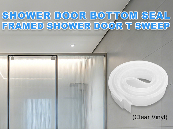 Shower Door T Drip Sweep Angled Framed Sweep 36" Long