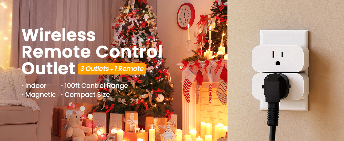 Wireless Remote Control Outlet